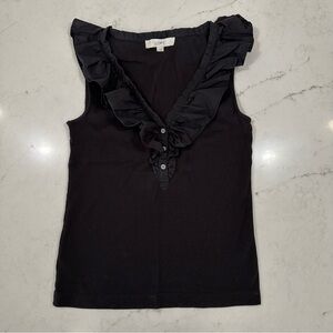 Loft Ruffle V-Neck Tank